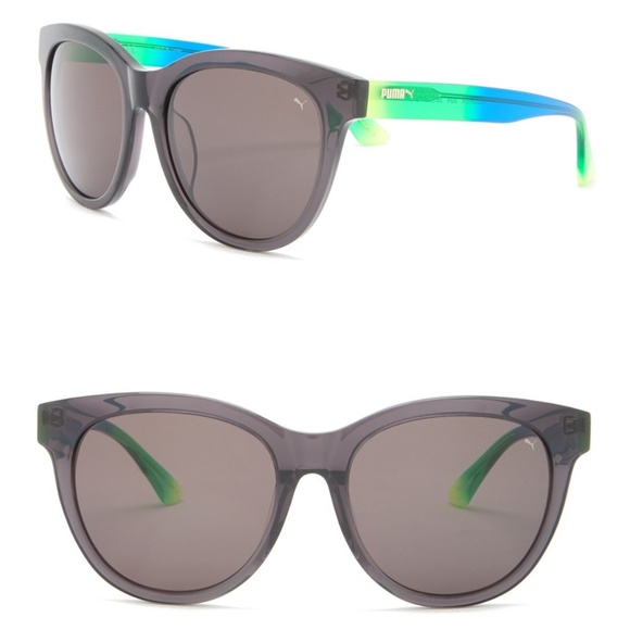 PUMA Rounded Cat Eye Sunglasses - Picture 1 of 6